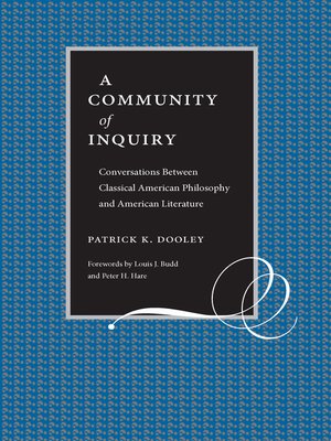 cover image of A Community of Inquiry